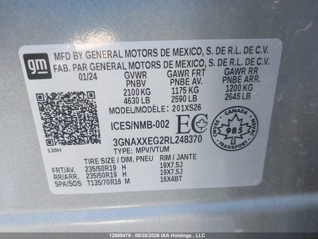 Chevrolet Equinox Premier 2024 3GNAXXEG2RL248370 Image 9