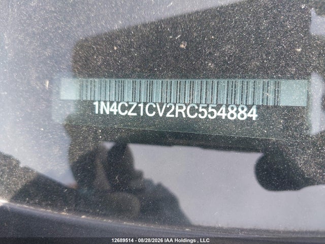 12689514 :رقم المزاد ، 1N4CZ1CV2RC554884 vin ، 2024 Nissan Leaf Sv/sv Plus مزاد بيع