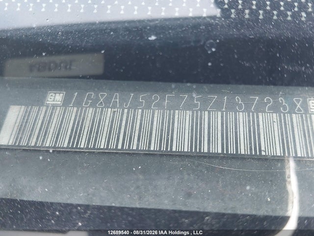 2005 Saturn Ion 2 Midlevel მანქანა იყიდება აუქციონზე, vin: 1G8AJ52F75Z137238, აუქციონის ნომერი: 12689540
