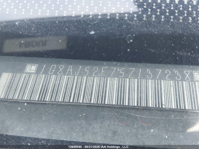 2005 Saturn Ion 2 Midlevel მანქანა იყიდება აუქციონზე, vin: 1G8AJ52F75Z137238, აუქციონის ნომერი: 12689540