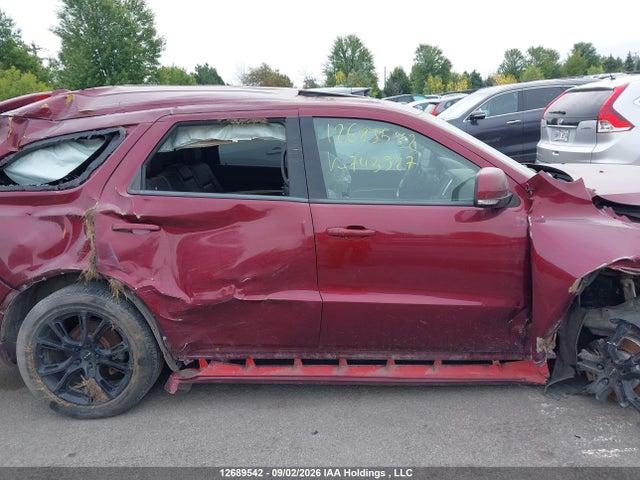 12689542 :رقم المزاد ، 1C4RDJDG6HC743927 vin ، 2017 Dodge Durango Gt مزاد بيع