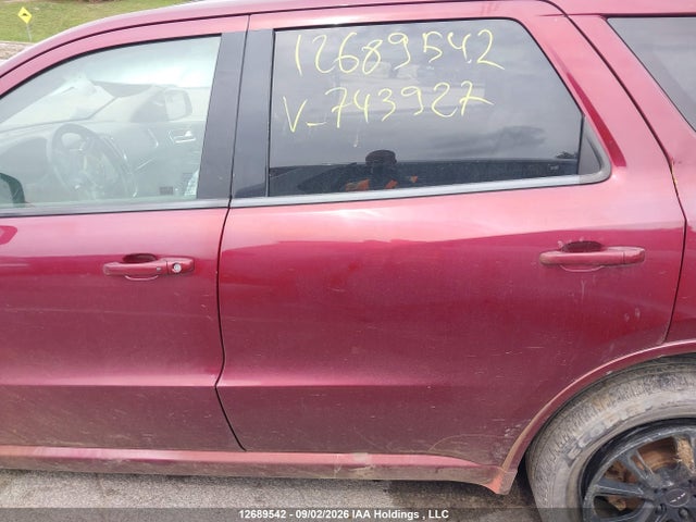 12689542 :رقم المزاد ، 1C4RDJDG6HC743927 vin ، 2017 Dodge Durango Gt مزاد بيع