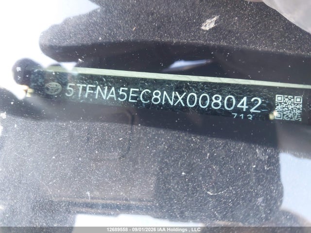5TFNA5EC8NX008042 Toyota Tundra Platinum