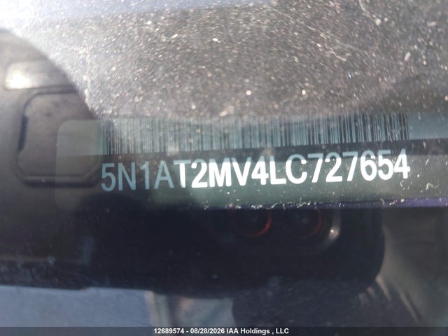 5N1AT2MV4LC727654 Nissan Rogue S/sl/sv