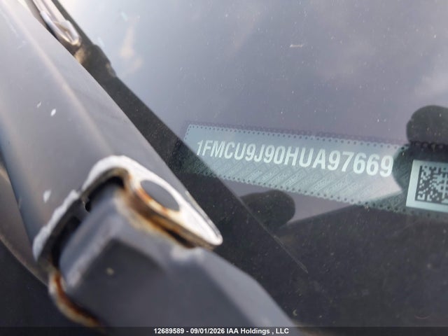 12689589 :رقم المزاد ، 1FMCU9J90HUA97669 vin ، 2017 Ford Escape مزاد بيع
