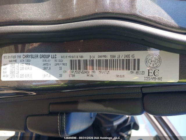 Продаж на аукціоні авто 2015 Jeep Cherokee Limited, vin: 1C4PJMDS2FW524030, номер лоту: 12689596
