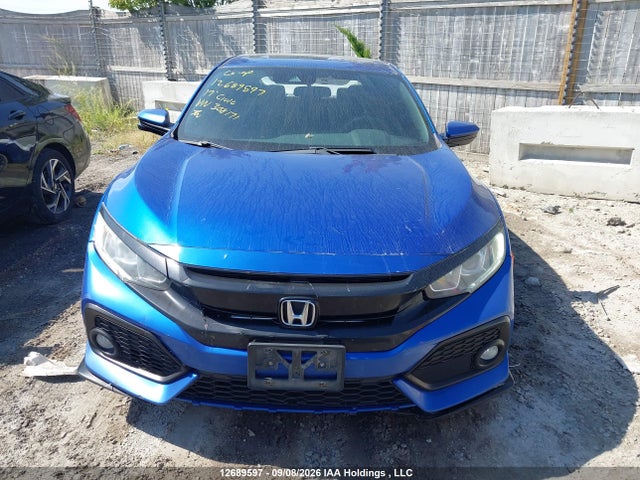 2017 Honda Civic Sport მანქანა იყიდება აუქციონზე, vin: SHHFK7H49HU308171, აუქციონის ნომერი: 12689597