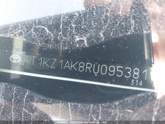 12689676 :رقم المزاد ، 4T1KZ1AK8RU095381 vin ، 2024 Toyota Camry Trd/xse مزاد بيع