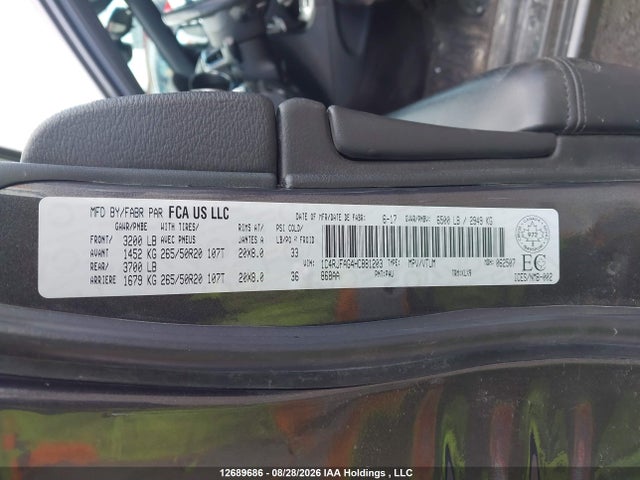 Aukcja sprzedaży 2017 Jeep Grand Cherokee Laredo, vin: 1C4RJFAG4HC881203, numer aukcji: 12689686