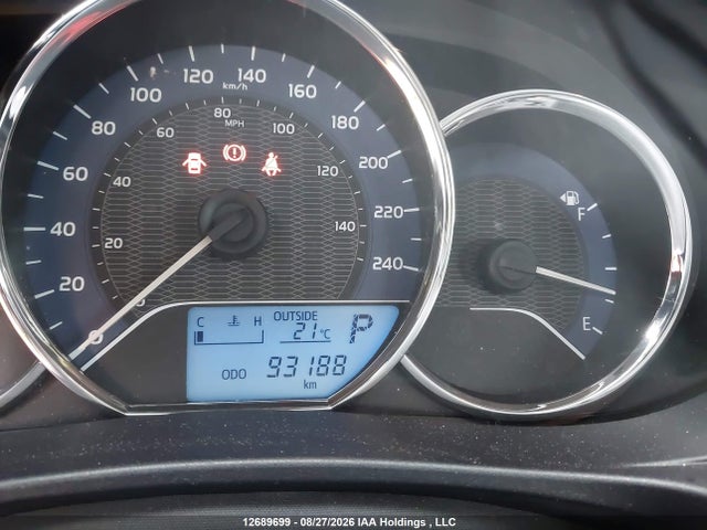 12689699 :رقم المزاد ، 2T1BURHE1FC441345 vin ، 2015 Toyota Corolla Le مزاد بيع