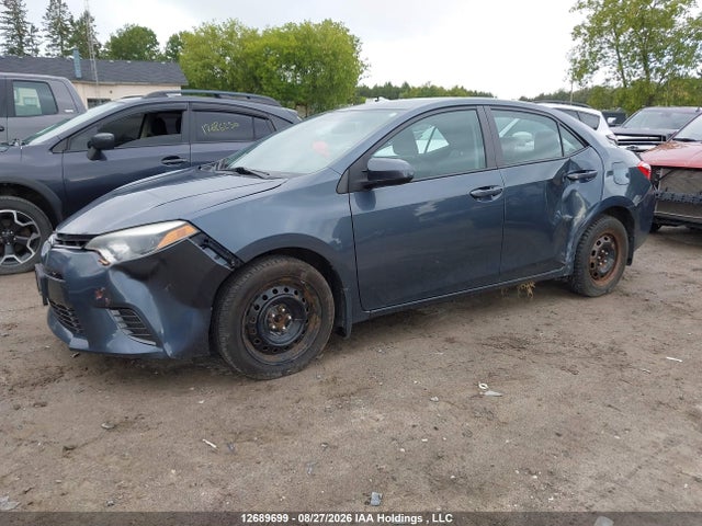 12689699 :رقم المزاد ، 2T1BURHE1FC441345 vin ، 2015 Toyota Corolla Le مزاد بيع