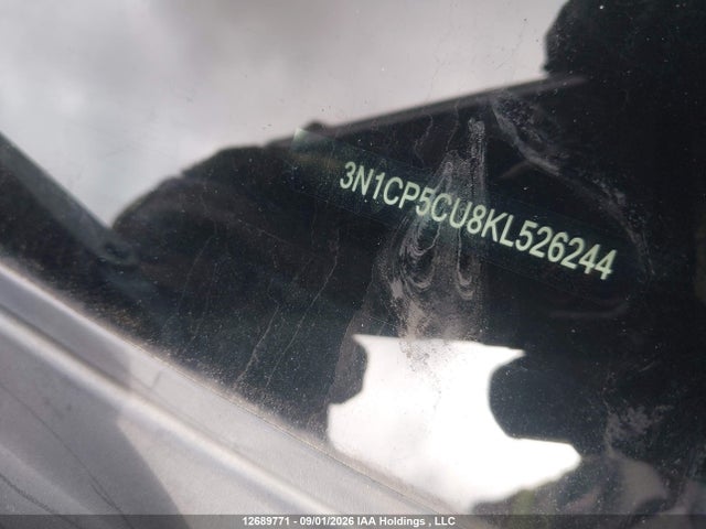 3N1CP5CU8KL526244 Nissan Kicks S/sr/sv