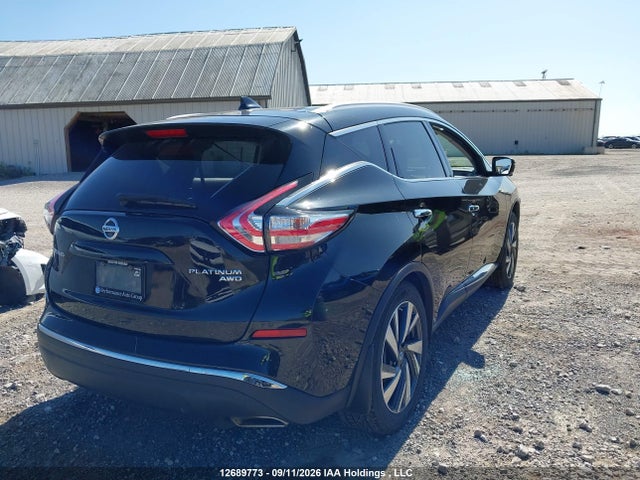 12689773 :رقم المزاد ، 5N1AZ2MH5HN111885 vin ، 2017 Nissan Murano S/sl/sv/platinum مزاد بيع