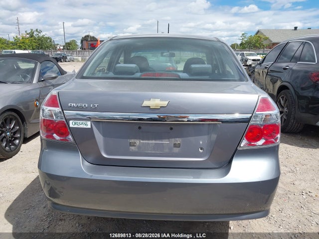 2009 Chevrolet Aveo Lt მანქანა იყიდება აუქციონზე, vin: KL1TX55E09B385319, აუქციონის ნომერი: 12689813