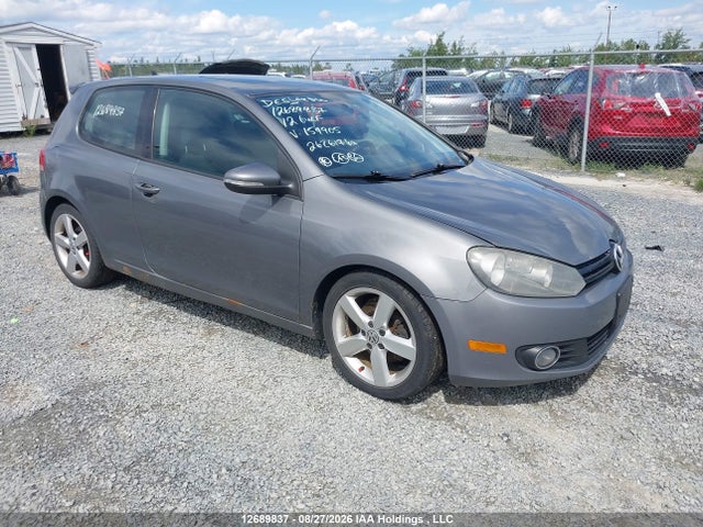 12689837 :رقم المزاد ، WVWBA7AJ6CW159905 vin ، 2012 Volkswagen Golf مزاد بيع
