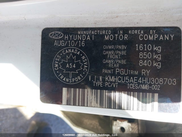 Hyundai ACCENT GLS 2017 KMHCU5AE4HU308703 Image 18