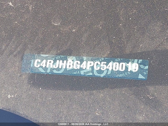 Продажа на аукционе авто 2023 Jeep Grand Cherokee Limited, vin: 1C4RJHBG4PC540019, номер лота: 12689911