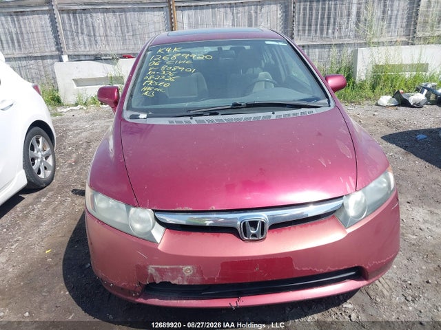 2006 Honda Civic მანქანა იყიდება აუქციონზე, vin: 1HGFA15856L808901, აუქციონის ნომერი: 12689920