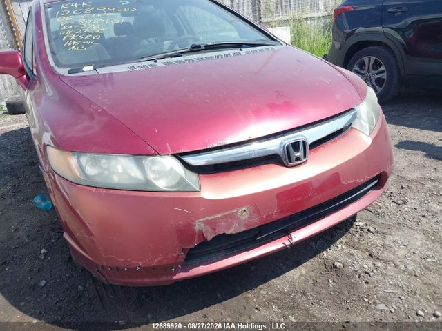 2006 Honda Civic მანქანა იყიდება აუქციონზე, vin: 1HGFA15856L808901, აუქციონის ნომერი: 12689920