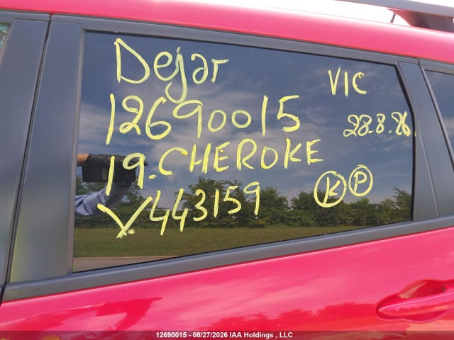 Продажа на аукционе авто 2019 Jeep Cherokee Trailhawk, vin: 1C4PJMBX2KD443159, номер лота: 12690015