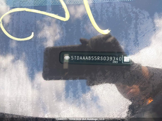 5TDAAAB55RS039340 Toyota Grand Highlander Limited/xle