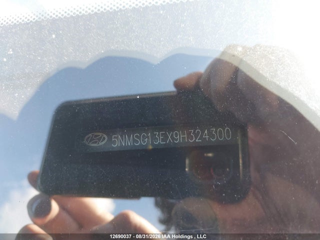 Продаж на аукціоні авто 2009 Hyundai Santa Fe Gl/gls, vin: 5NMSG13EX9H324300, номер лоту: 12690037