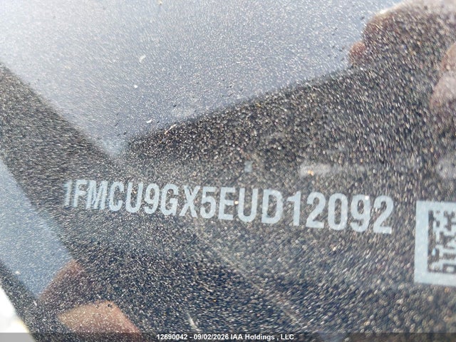 12690042 :رقم المزاد ، 1FMCU9GX5EUD12092 vin ، 2014 Ford Escape Se مزاد بيع