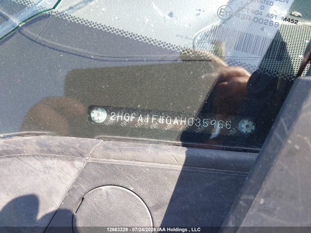 12663229 :رقم المزاد ، 2HGFA1F40AH035966 vin ، 2010 Honda Civic Dx-g مزاد بيع