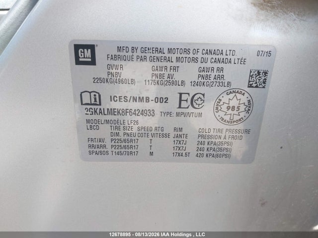 2GKALMEK8F6424933 GMC Terrain Sle-1