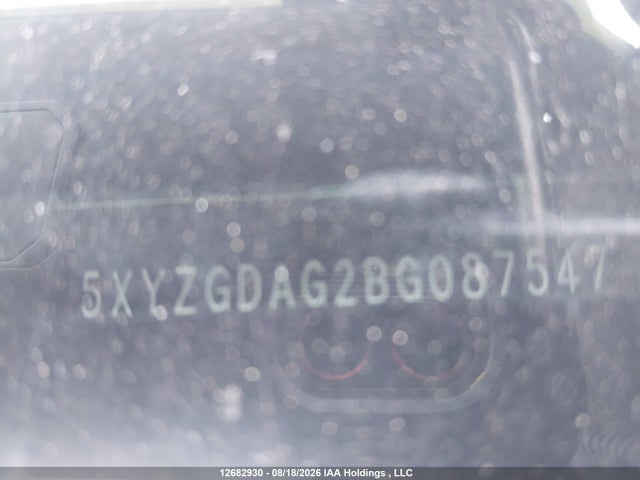 2011 Hyundai Santa Fe Gl 3.5 Sport მანქანა იყიდება აუქციონზე, vin: 5XYZGDAG2BG087547, აუქციონის ნომერი: 12682930