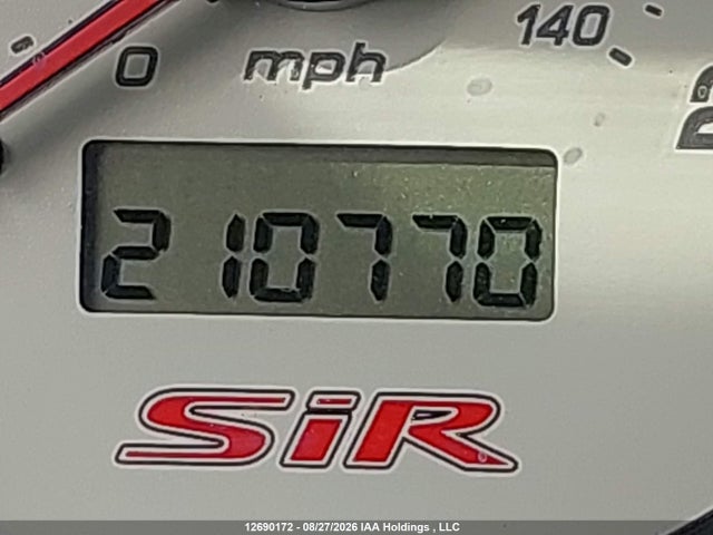 12690172 :رقم المزاد ، SHHEP33572U601757 vin ، 2002 Honda Civic Sir مزاد بيع