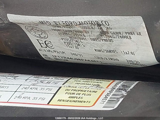 Продажа на аукционе авто 2008 Ford Ranger Super Cab, vin: 1FTYR44U98PA64571, номер лота: 12690179