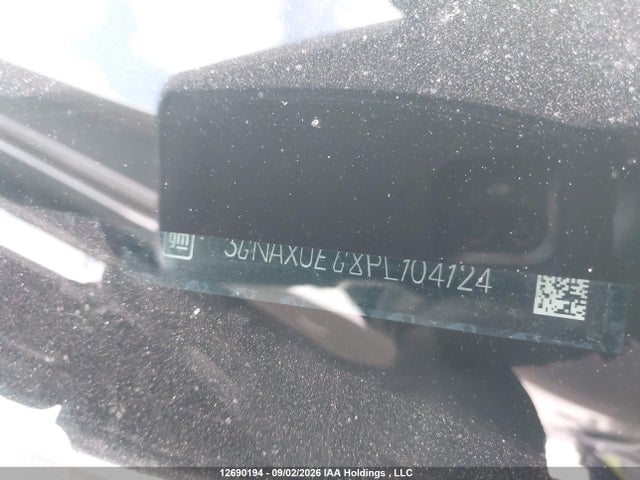 2023 Chevrolet Equinox Lt მანქანა იყიდება აუქციონზე, vin: 3GNAXUEG8PL104124, აუქციონის ნომერი: 12690194