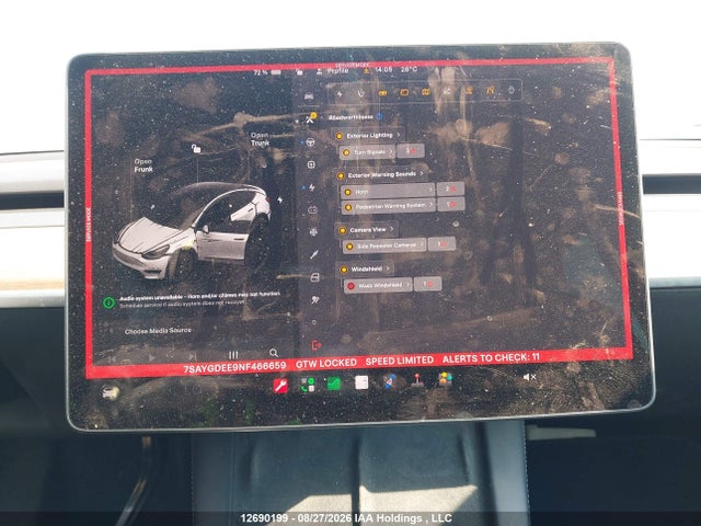 Tesla Model Y 2022 7SAYGDEE9NF466659 Image 7