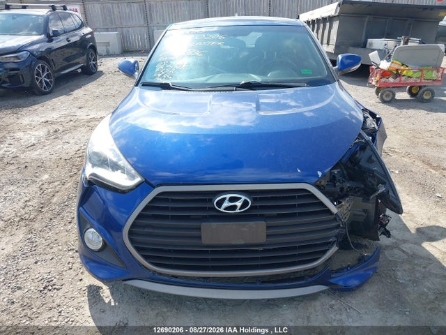 2016 Hyundai Veloster Turbo მანქანა იყიდება აუქციონზე, vin: KMHTC6AE0GU275836, აუქციონის ნომერი: 12690206