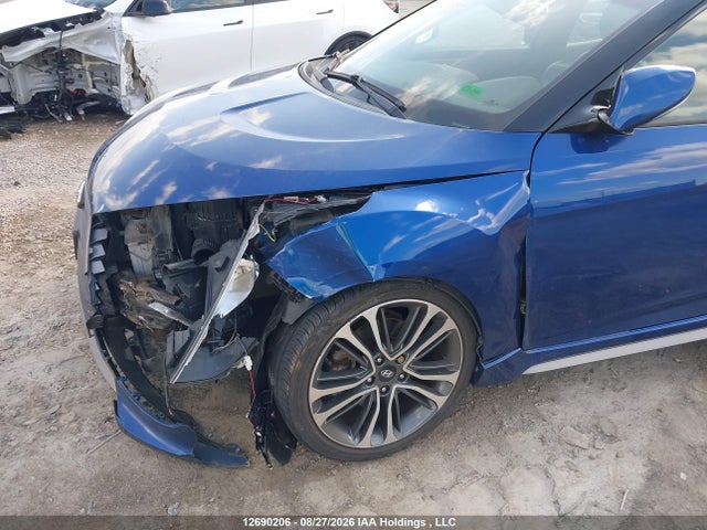 2016 Hyundai Veloster Turbo მანქანა იყიდება აუქციონზე, vin: KMHTC6AE0GU275836, აუქციონის ნომერი: 12690206