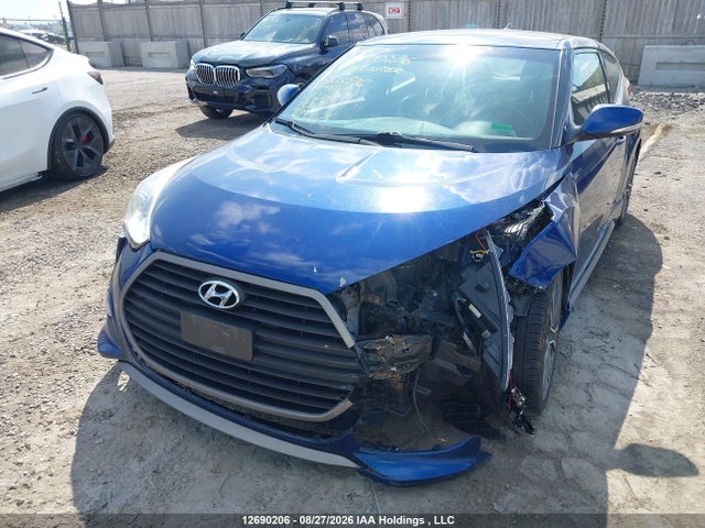 2016 Hyundai Veloster Turbo მანქანა იყიდება აუქციონზე, vin: KMHTC6AE0GU275836, აუქციონის ნომერი: 12690206