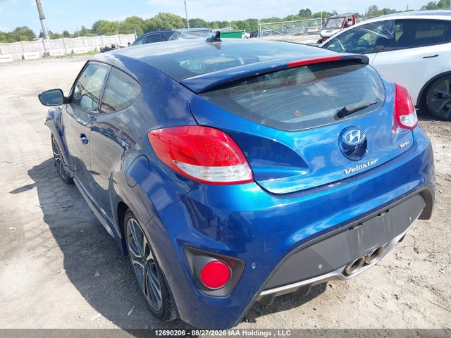 2016 Hyundai Veloster Turbo მანქანა იყიდება აუქციონზე, vin: KMHTC6AE0GU275836, აუქციონის ნომერი: 12690206