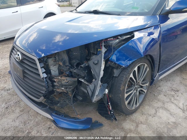 2016 Hyundai Veloster Turbo მანქანა იყიდება აუქციონზე, vin: KMHTC6AE0GU275836, აუქციონის ნომერი: 12690206