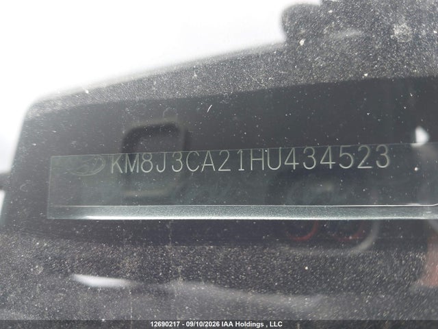 Aukcja sprzedaży 2017 Hyundai Tucson Limited/sport And Eco/se, vin: KM8J3CA21HU434523, numer aukcji: 12690217