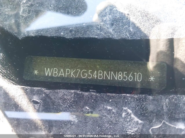 Продаж на аукціоні авто 2011 Bmw 328 Xi, vin: WBAPK7G54BNN85610, номер лоту: 12690221