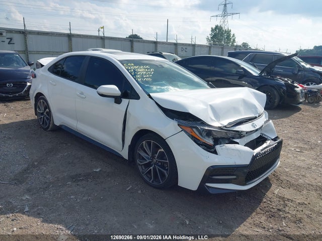 2022 Toyota Corolla Se მანქანა იყიდება აუქციონზე, vin: 5YFB4MBE8NP099547, აუქციონის ნომერი: 12690266