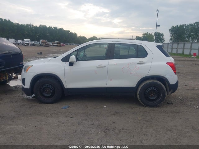 Aukcja sprzedaży 2015 Chevrolet Trax Ls, vin: 3GNCJKSB3FL255698, numer aukcji: 12690277
