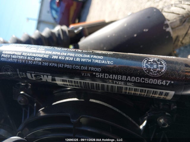 Harley-Davidson XG750 2016 5HD4NBBA0GC500647 Image 10