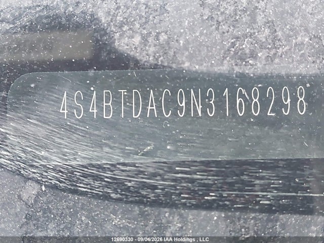12690330 :رقم المزاد ، 4S4BTDAC9N3168298 vin ، 2022 Subaru Outback Convenience مزاد بيع