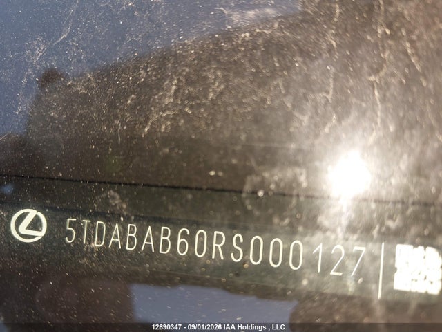 12690347 :رقم المزاد ، 5TDABAB60RS000127 vin ، 2024 Lexus Tx 500h مزاد بيع