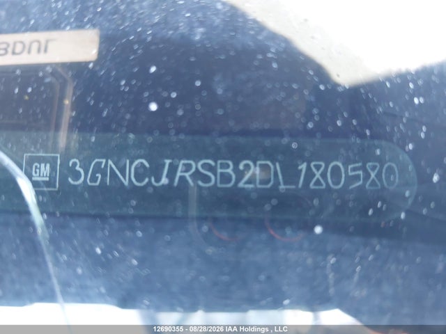 Продаж на аукціоні авто 2013 Chevrolet Trax 2lt, vin: 3GNCJRSB2DL180580, номер лоту: 12690355