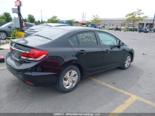 Продажа на аукционе авто 2013 Honda Civic Lx, vin: 2HGFB2F41DH105076, номер лота: 12690373