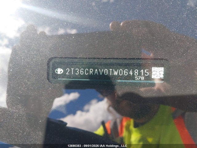 12690383 :رقم المزاد ، 2T36CRAV0TW064815 vin ، 2026 Toyota Rav4 Le/xle Premium/woodland/se/xse/limited مزاد بيع
