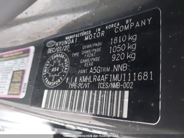 Hyundai Elantra 2021 KMHLR4AF1MU111681 Image 9